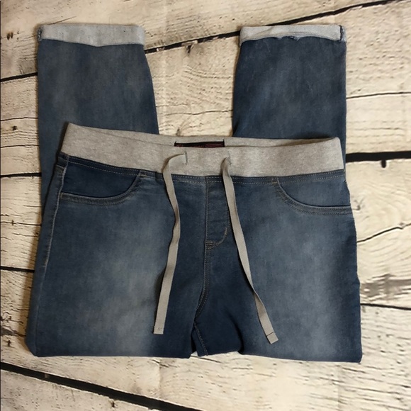 no boundaries elastic waist jeans